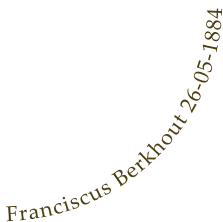 Franciscus Berkhout 26-05-1884